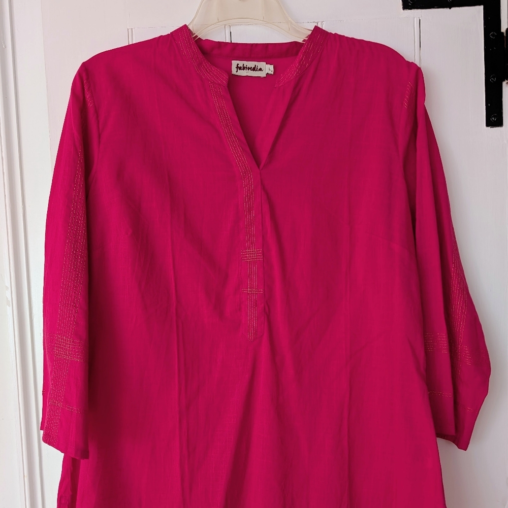 Women's Cotton Short Kurta From Fabinia